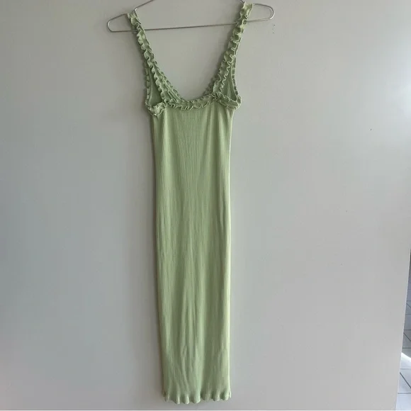 Aritzia Wilfred Free Halo Dress in Pistachio Pudding - Picture 8 of 15